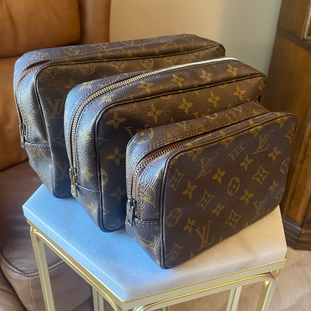 🔥Louis Vuitton Trousse de Toilette Duo Set of Two (23, 28)